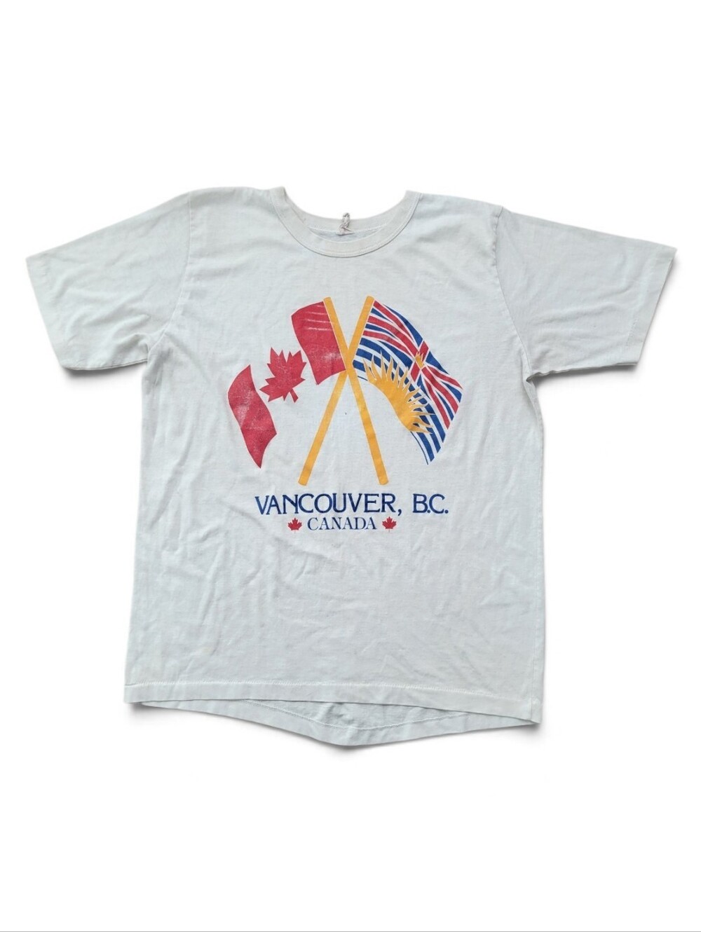 Vintage Vancouver BC Canada Graphic Tee - White